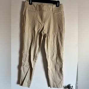 Talbots Ankle Pant, Crème/Beige Size 8P